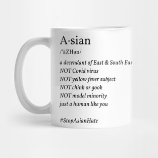 Asian Dictionary #StopAsianHate Mug